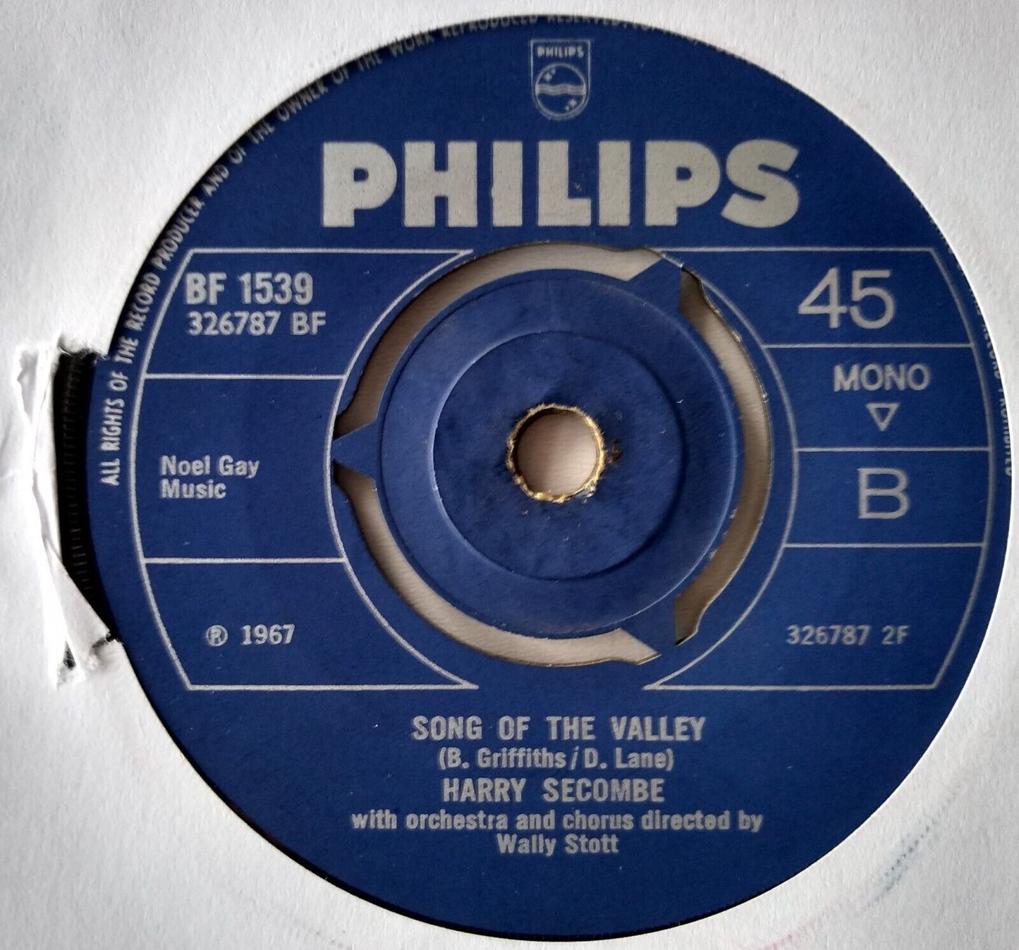 Harry Secombe - This Is My Song (Philips, 1967) 7" vinyl single VG/-