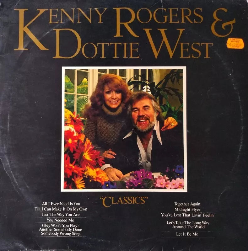 Kenny Rogers & Dottie West – Classics (UA 1979) 12" vinyl LP VG/VG