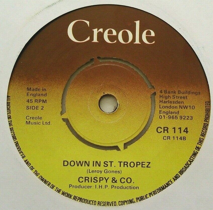 Crispy & Co. – Get It Together (Creole, 1975) 7" vinyl single VG/-