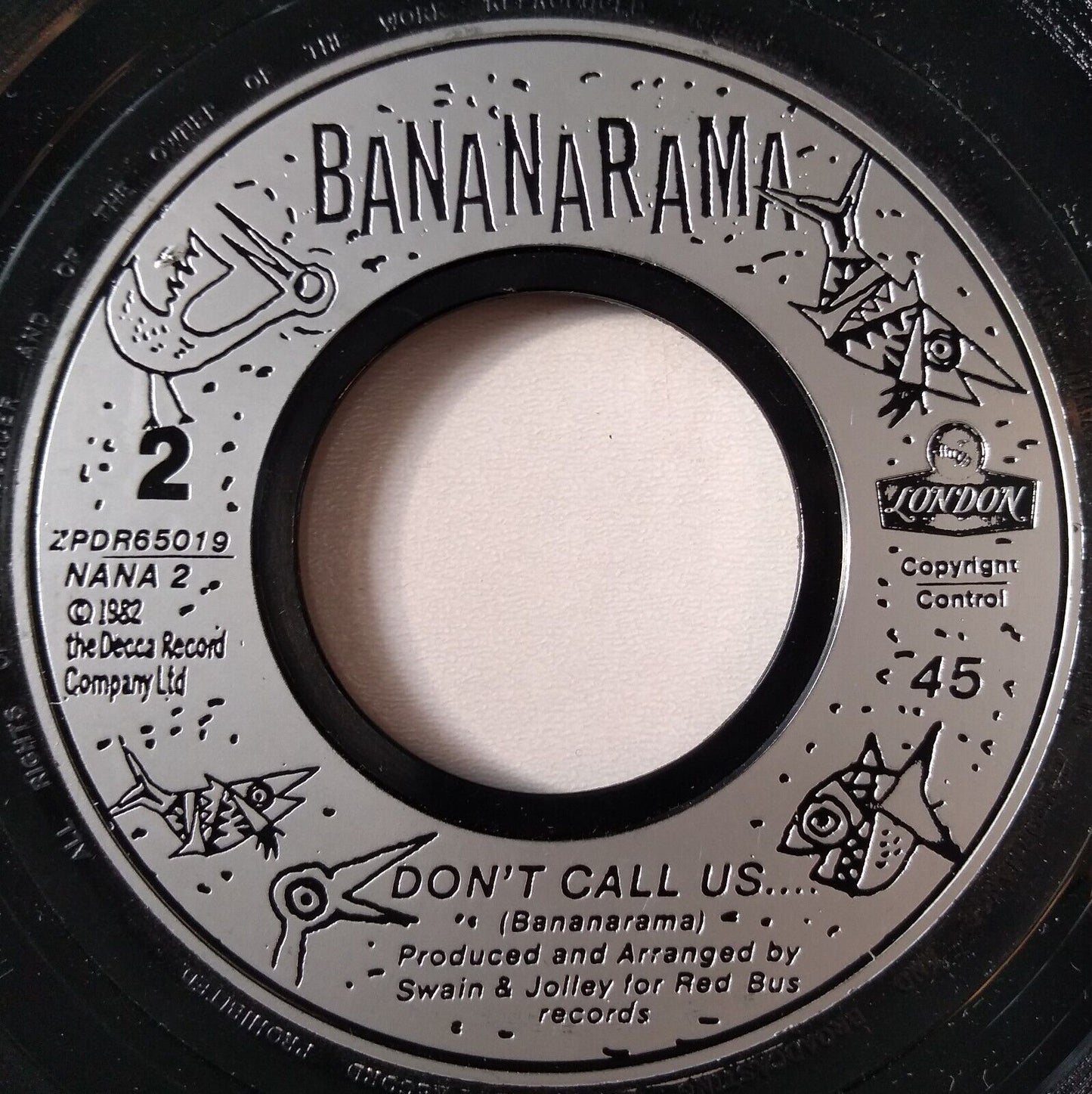 Bananarama ‎– Shy Boy (London, 1982) 7" vinyl single VG/- jukebox centre