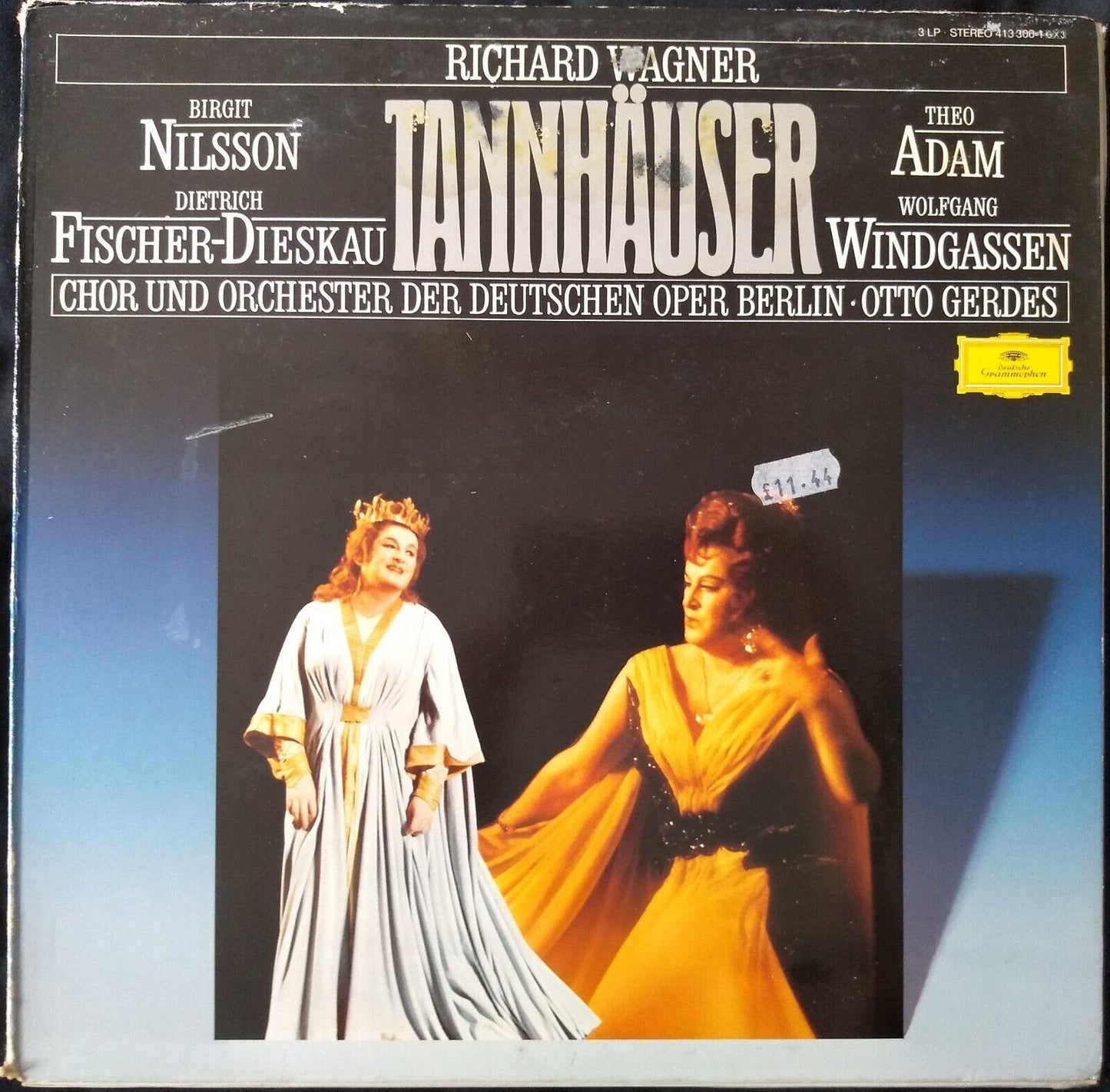 Wagner - Tannhäuser (Deutsche Grammophon 1986) 3xLP set VG/G