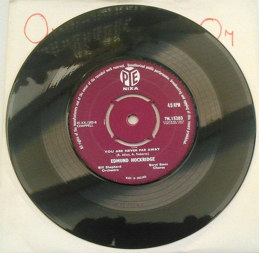 Edmund Hockridge - Once Again (Pye, 1959) 7" vinyl single VG/VG