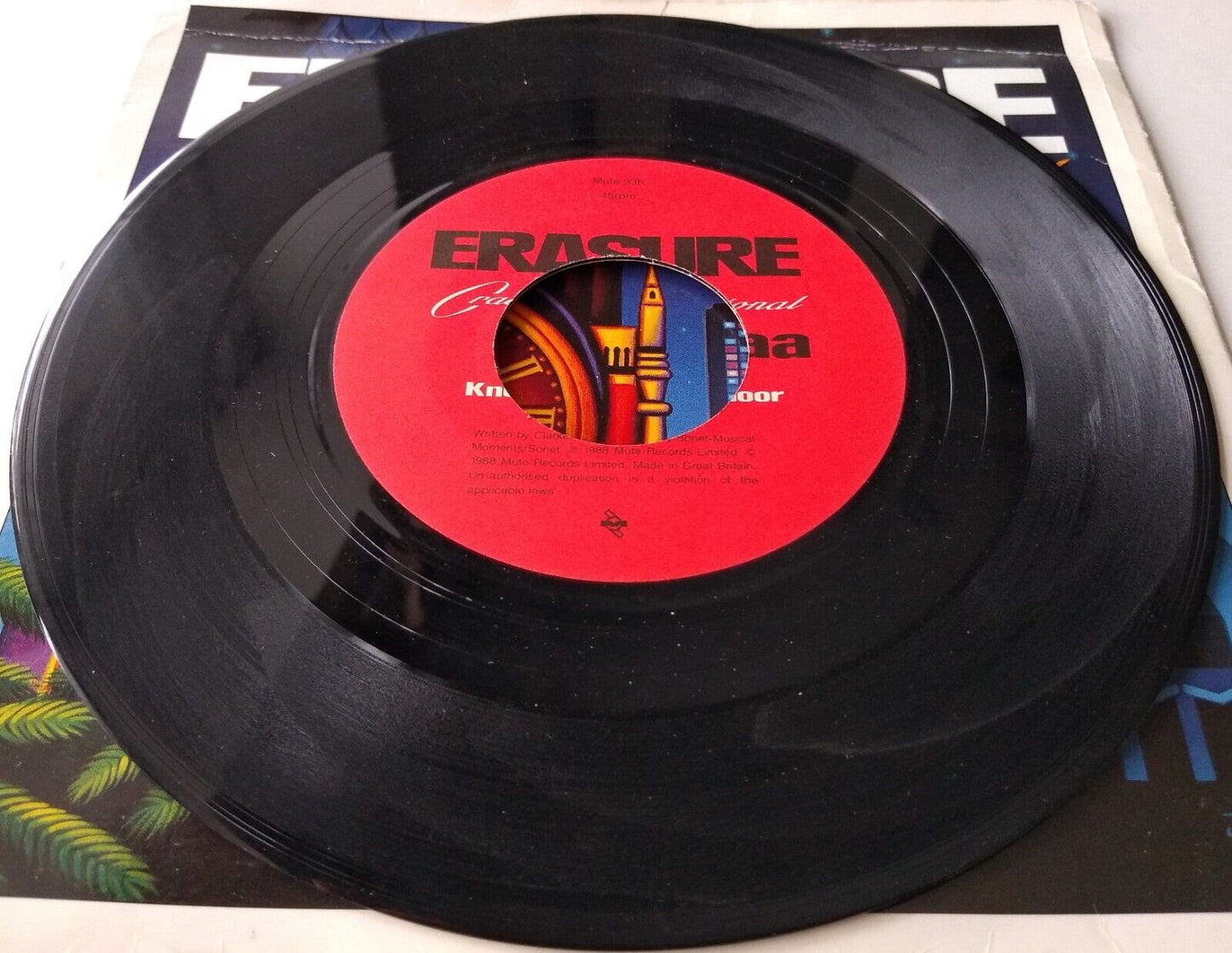 Erasure - Crackers International (Mute 1988) 7" vinyl EP VG/VG jukebox