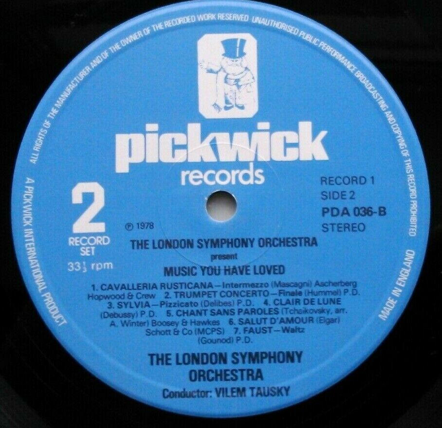 London Symphony Orchestra - Music You Have Loved (1978) 2x12" vinyl LP VG/VG