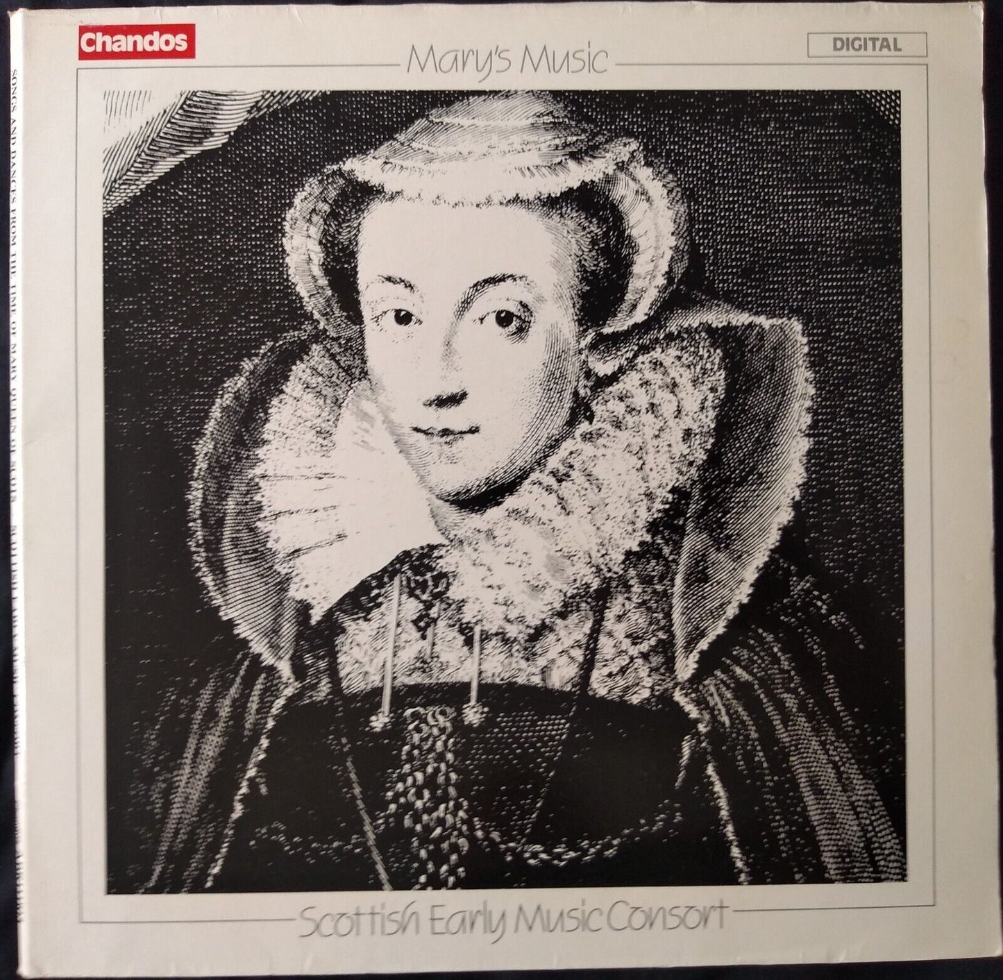 Scottish Early Music Consort - Mary's Music (Chandos 1984) 12" vinyl LP VG/VG