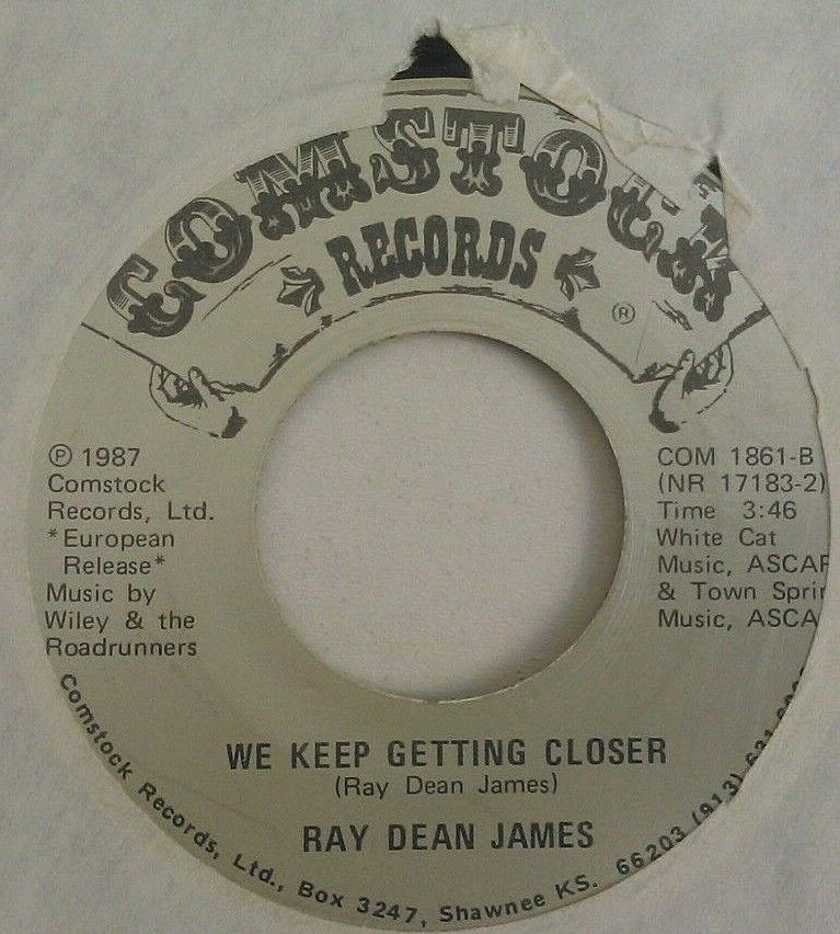 Ray Dean James - That Gotta Have You Feeling (1987) 7" vinyl single VG/- US