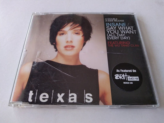 Texas - Insane / Say What You Want All Day Every Day (1998) CD single