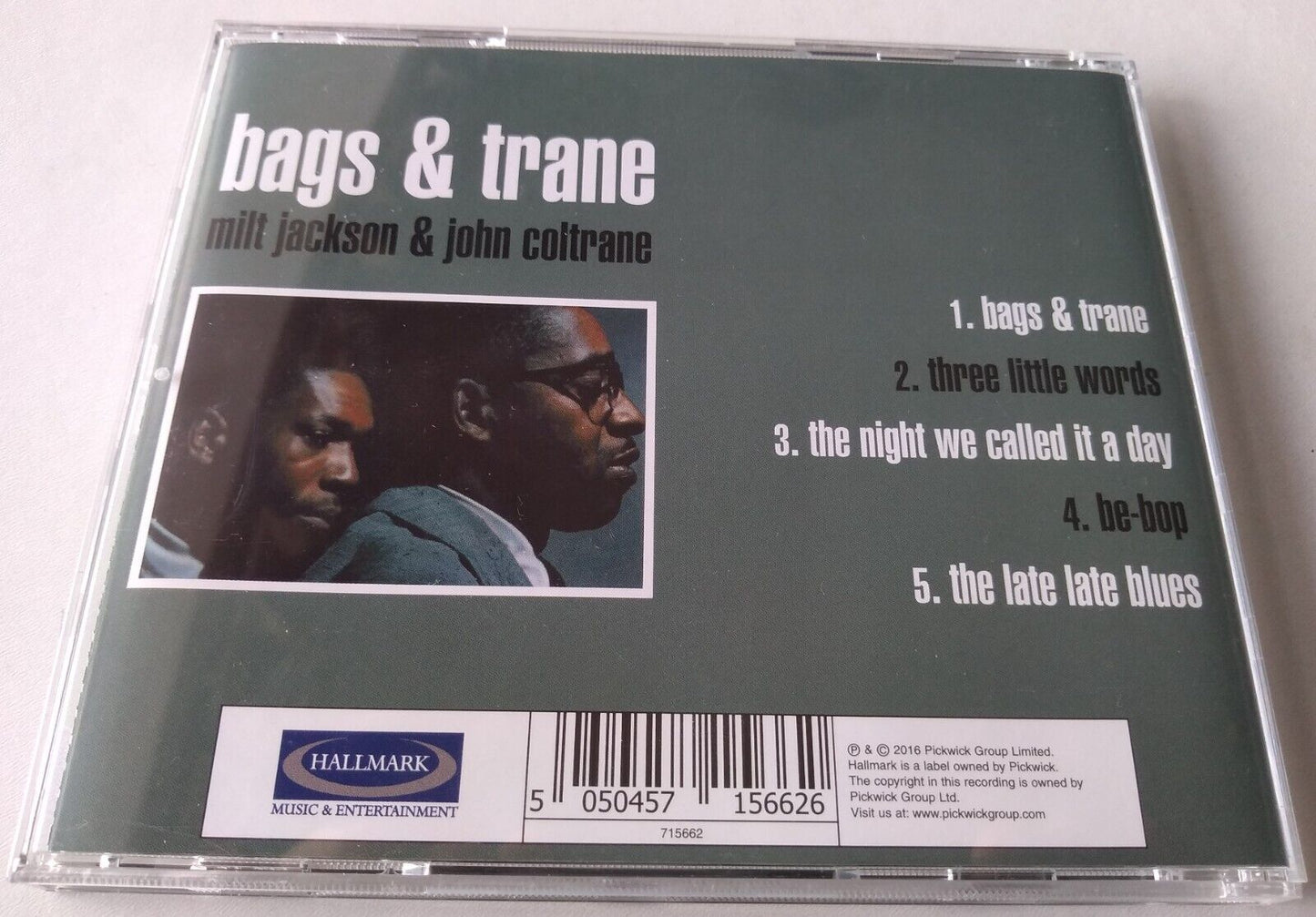 Milt Jackson & John Coltrane – Bags & Trane (2016) CD album RE