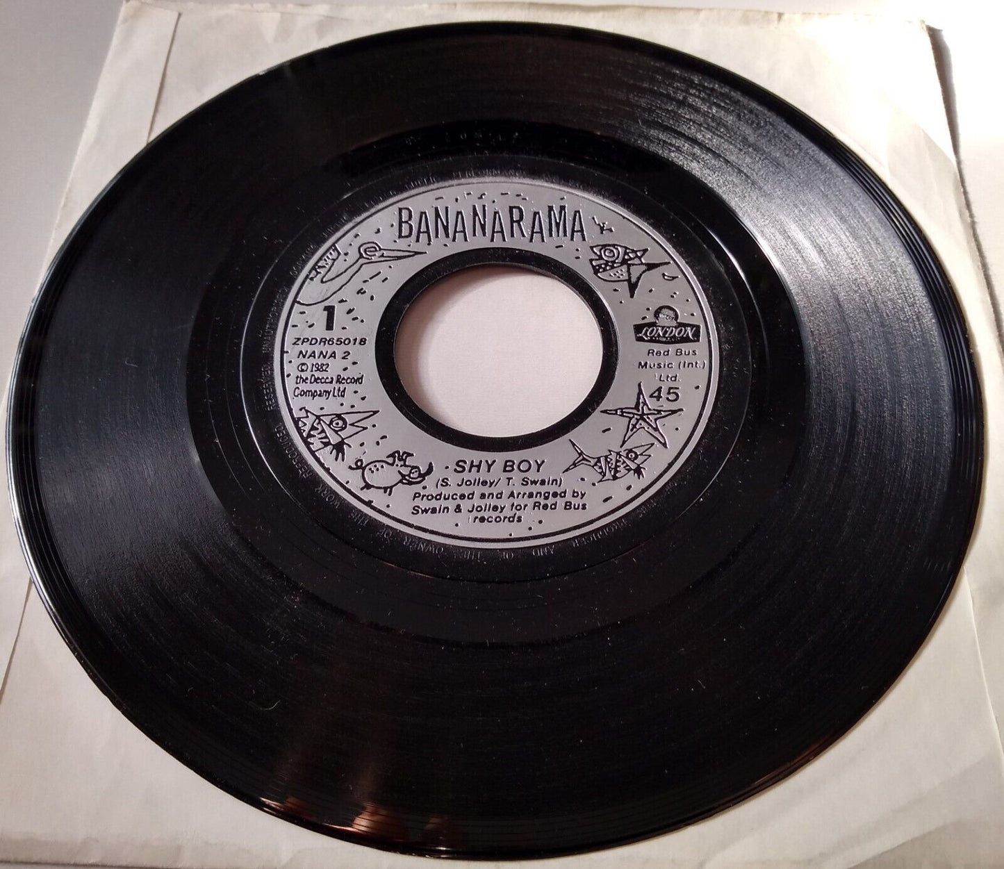 Bananarama ‎– Shy Boy (London, 1982) 7" vinyl single VG/- jukebox centre