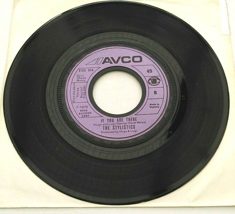 The Stylistics - Funky Weekend (Avco, 1976) 7" vinyl single VG/- jukebox