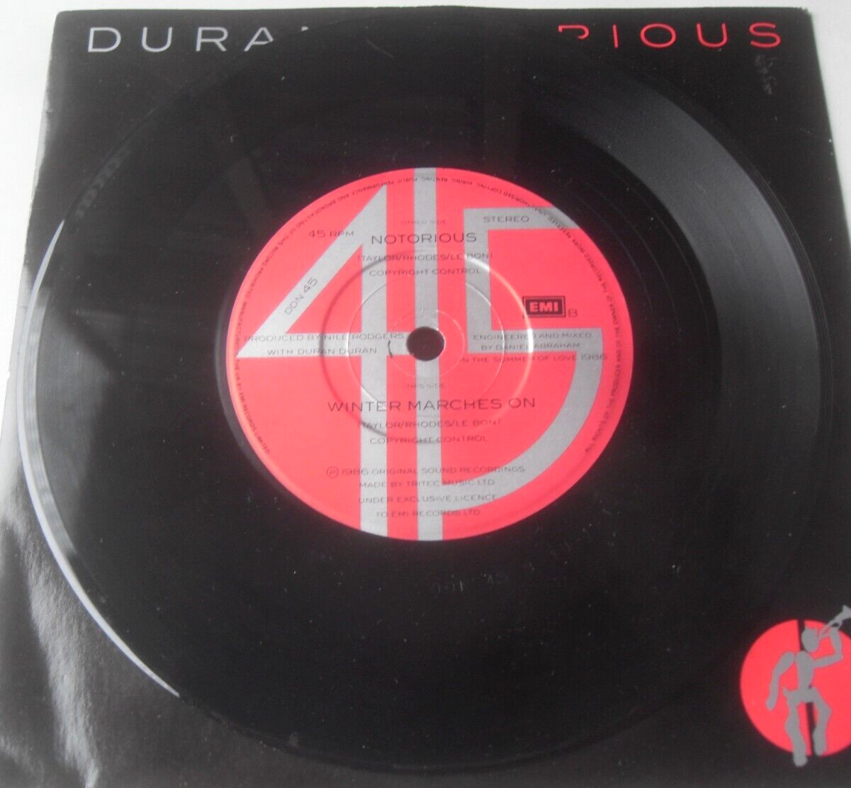 Duran Duran - Notorious (EMI 1986) 7” vinyl single VG/VG