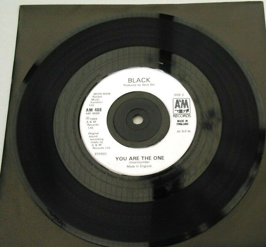 Black - The Big One (A&M, 1988) 7" vinyl P/S single VG/VG ltd posterbag