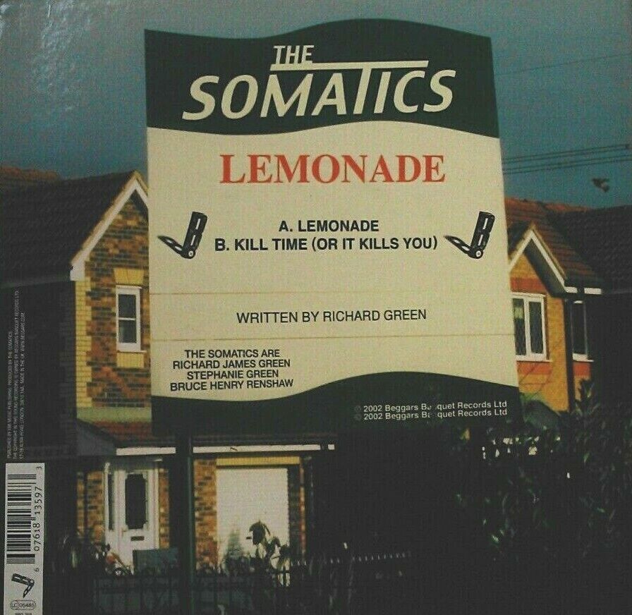 The Somatics - Lemonade (Beggars Banquet, 2002) 7" vinyl P/S single VG/VG