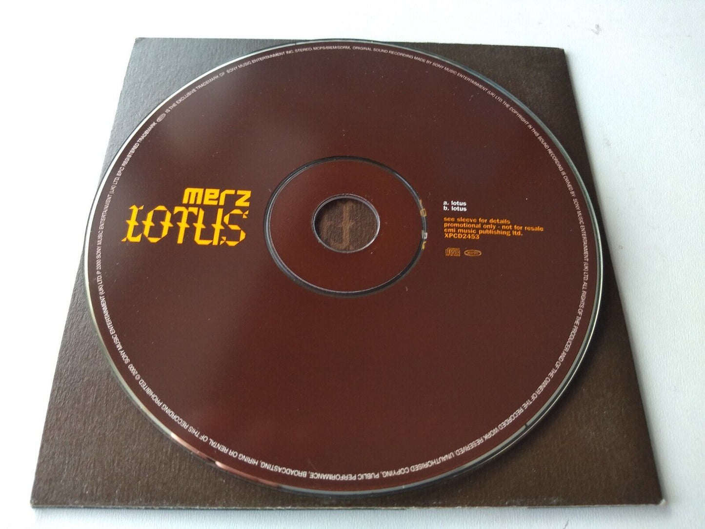 Merz – Lotus CD single promo