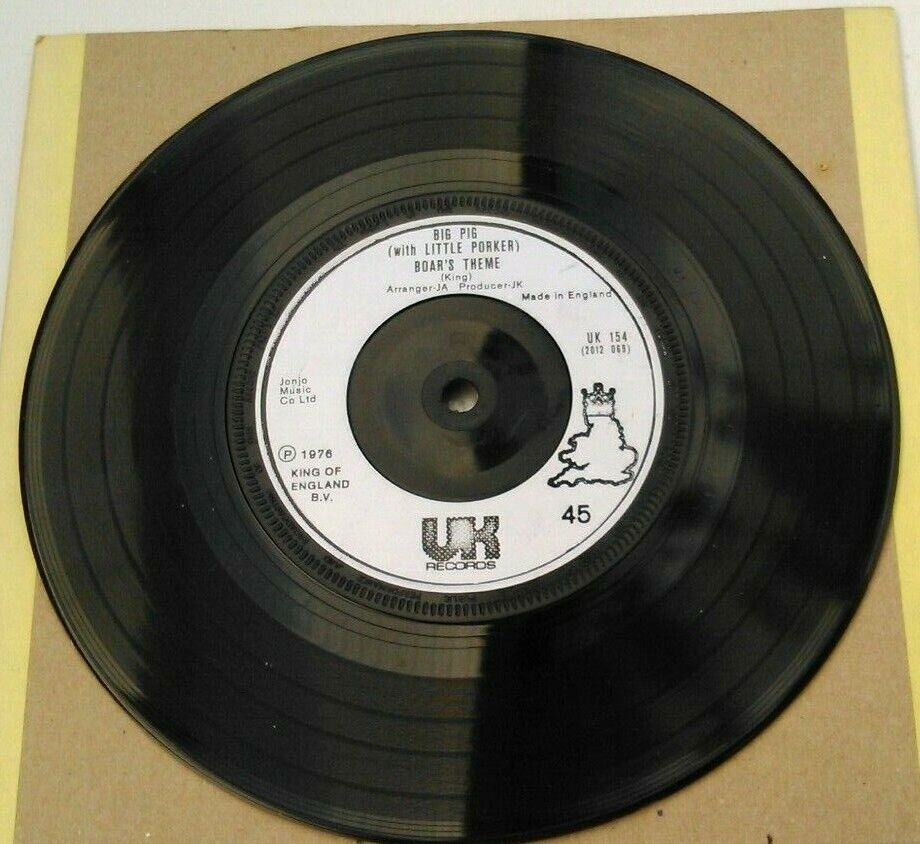 Big Pig With Little Porker - Baby Reggae (UK, 1976) 7" vinyl single VG/-