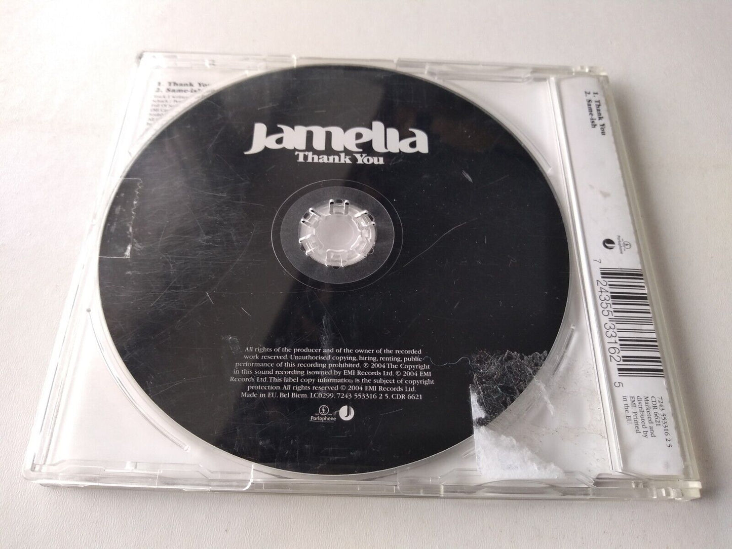 Jamelia - Thank You (2004) CD single