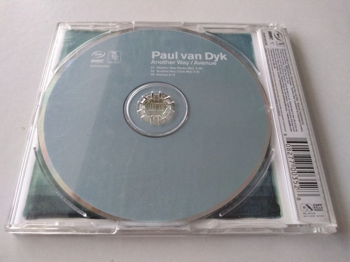 Paul Van Dyk - Another Way / Avenue (1999) CD single