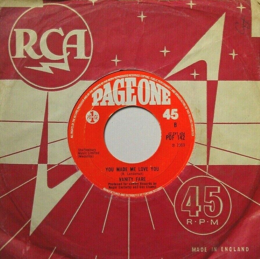 Vanity Fare - Early In The Morning (Page One, 1969) 7" vinyl single VG/- jukebox