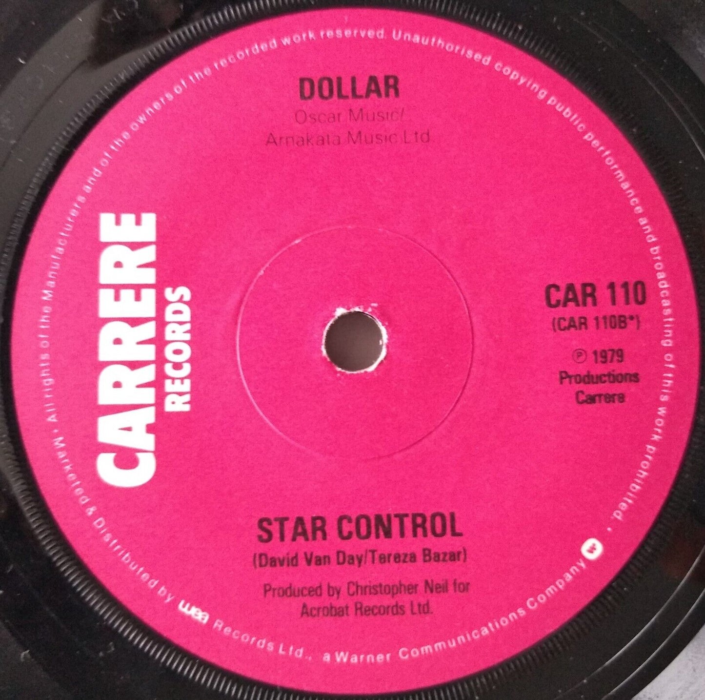 Dollar – Who Were You With In The Moonlight (Carrere 1979) 7" vinyl single VG/-