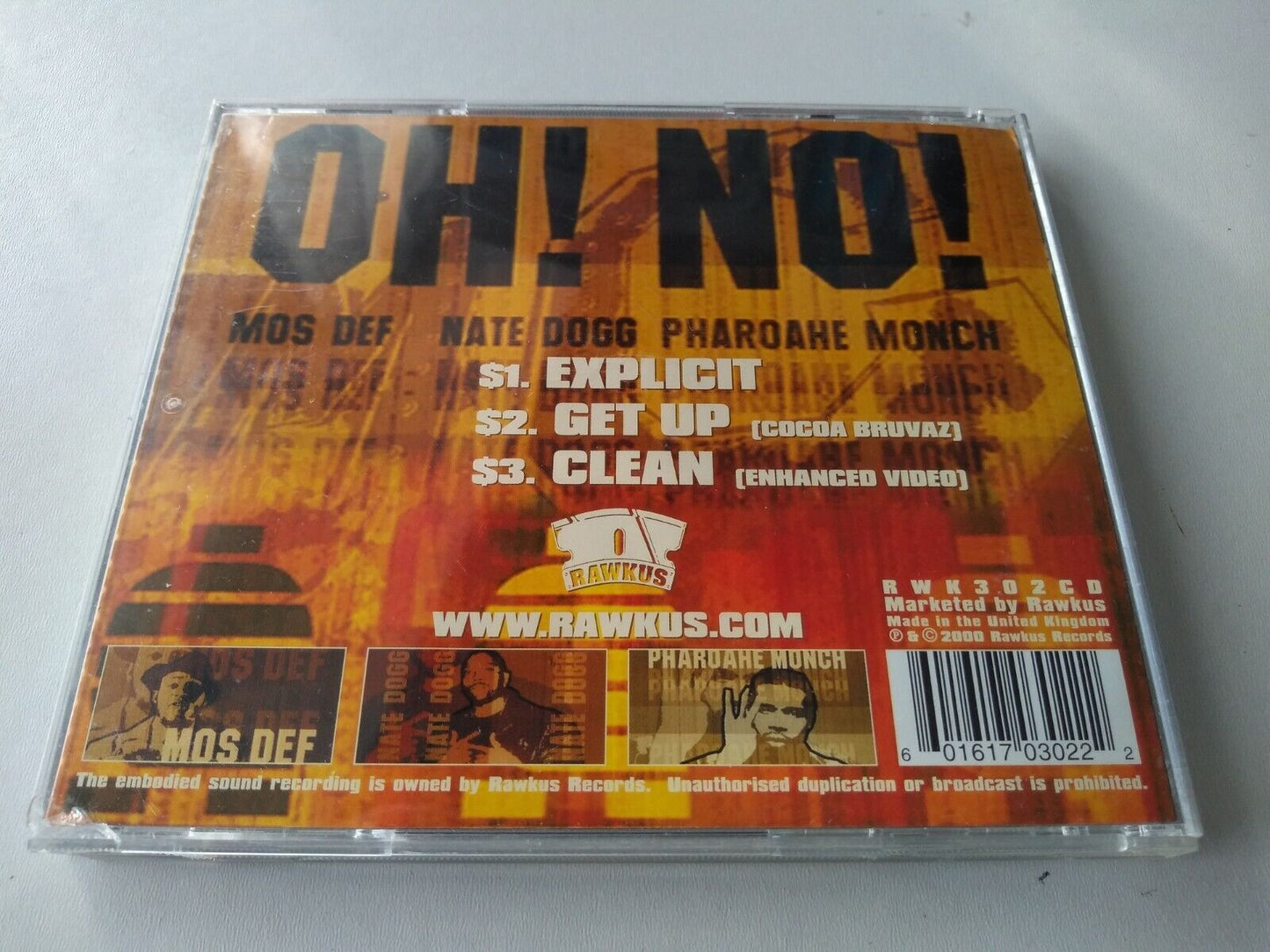 Mos Def - Oh No / Get Up (2001) CD single