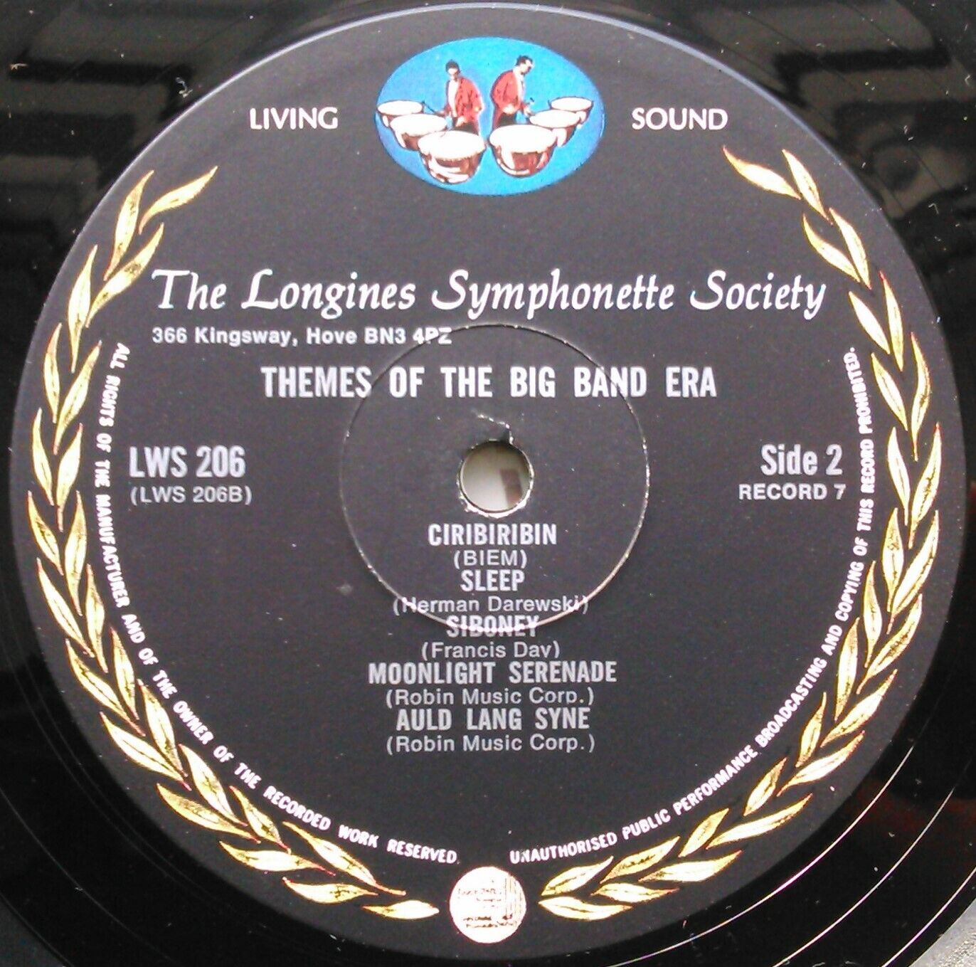 Various - Theme Songs Of The Big Band Era (LSS, 1966) 12" vinyl LP VG/VG