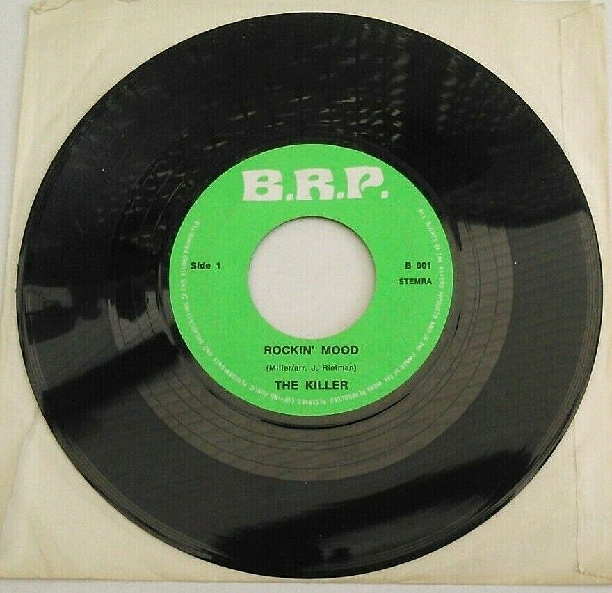 The Killer - Rockin' Mood (BRP, 1973) 7" vinyl single VG/- jukebox centre