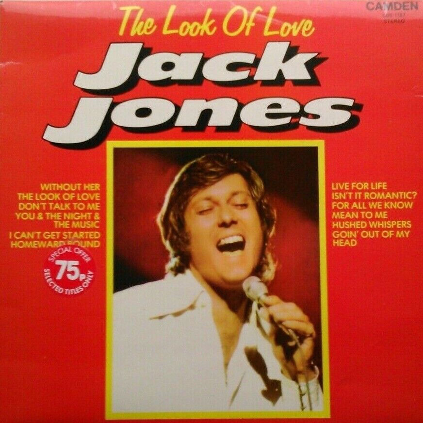 Jack Jones – The Look Of Love (Camden) 12" vinyl LP VG/VG