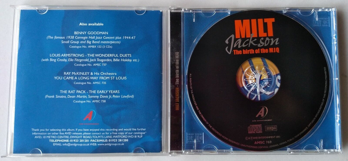 Milt Jackson - Birth of the Modern Jazz Quartet (2003) CD album