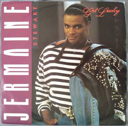 Jermaine Stewart - Get Lucky (Siren 1988) 7” vinyl single VG/VG