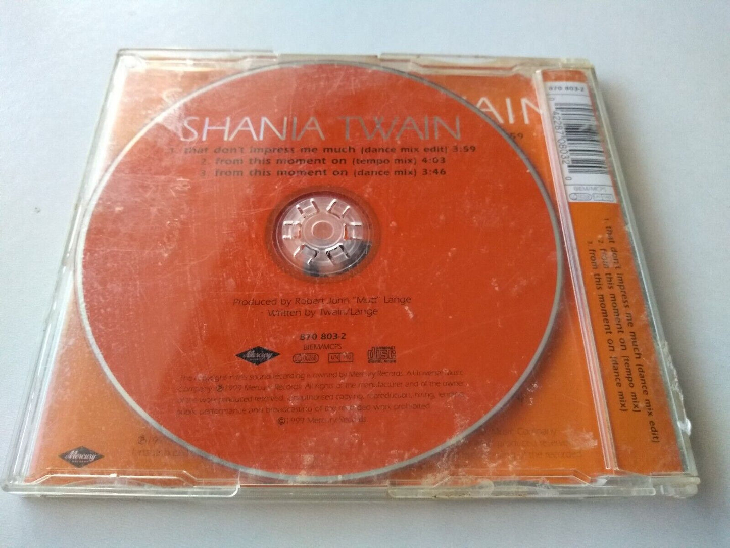 Shania Twain - That Don't Impress Me Much (1999) CD1 single