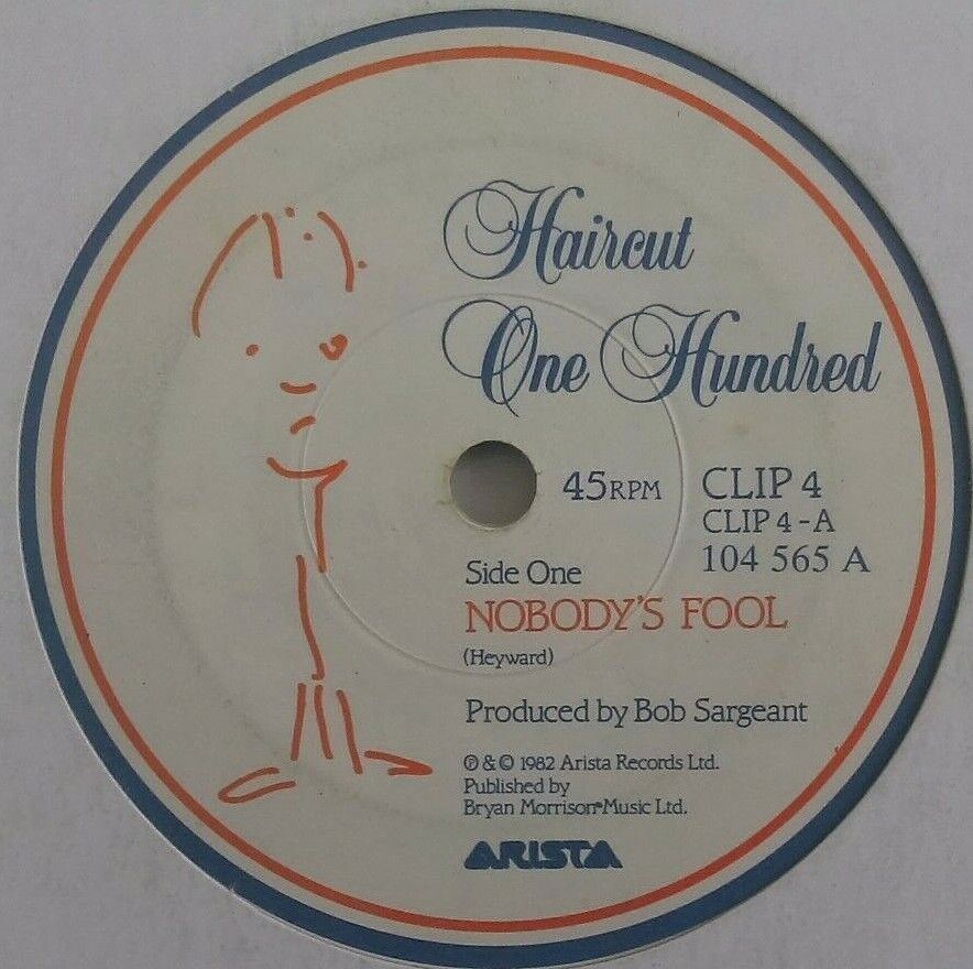 Haircut One Hundred – Nobody's Fool (Arista, 1982) 7" vinyl single VG/-