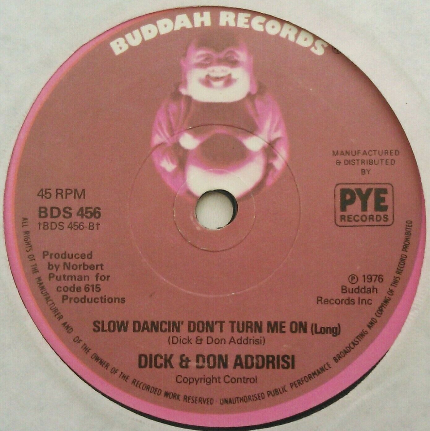 Addrisi Brothers - Slow Dancin' Don't Turn Me (1976) 7" vinyl single VG/-