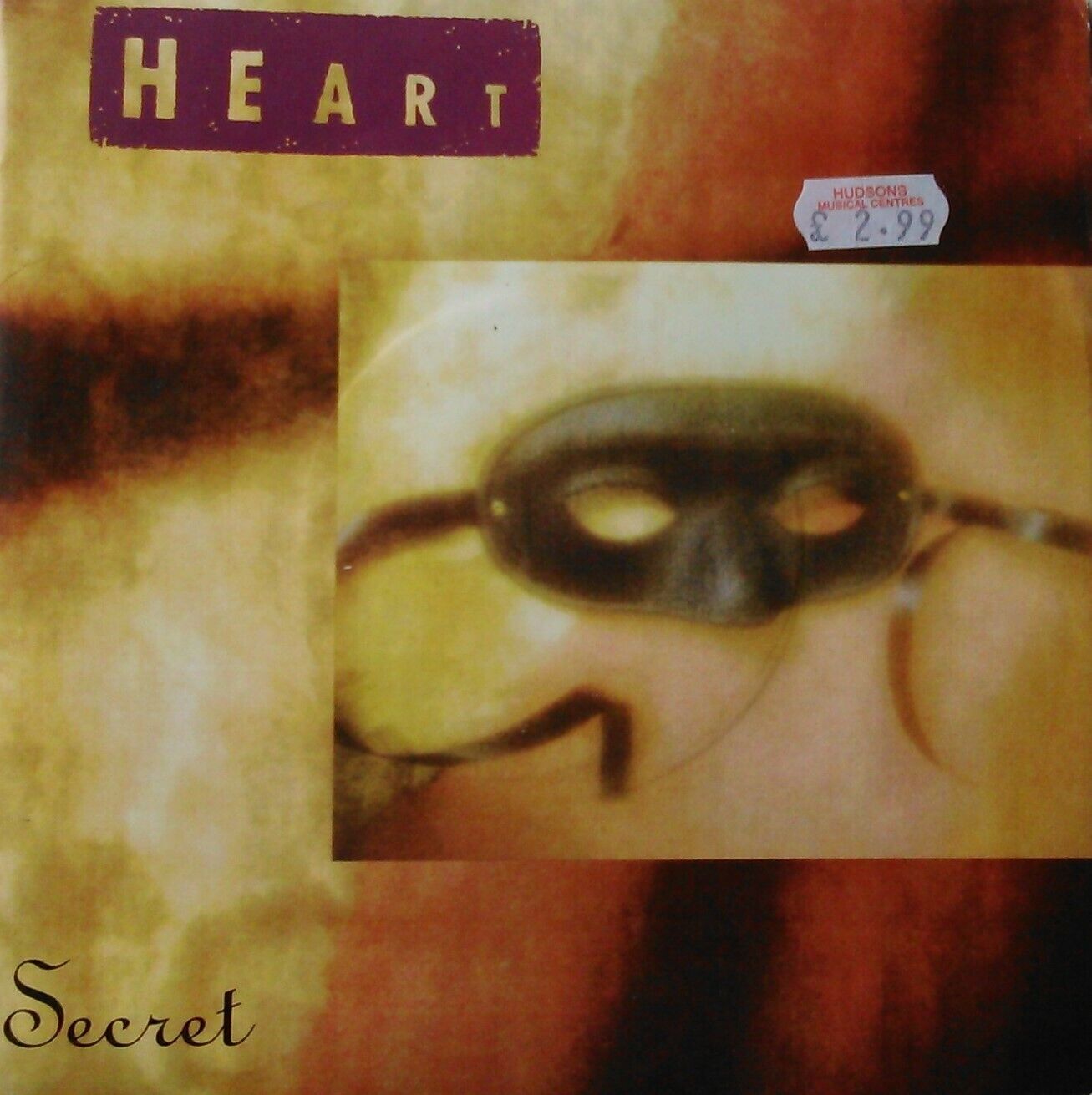 Heart – Secret (Capitol, 1991) 7" vinyl P/S single VG/VG