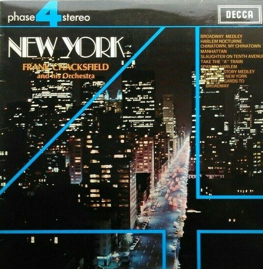 Frank Chacksfield And His Orchestra – New York (Decca, 1970) 12" vinyl LP VG/VG