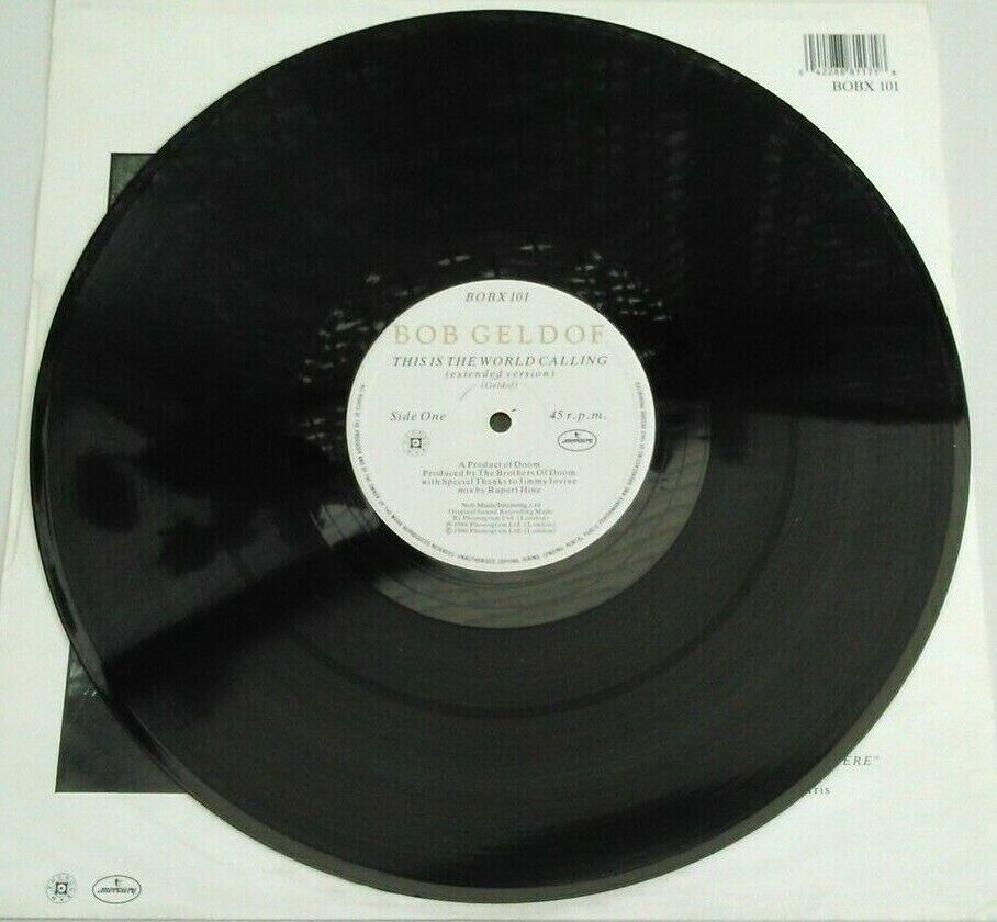 Bob Geldof – This Is The World Calling (Mercury, 1986) 12" vinyl single VG/VG