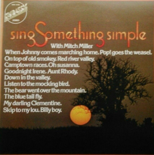 Mitch Miller And The Gang – Sing Something Simple (1973) 12" vinyl LP VG/VG