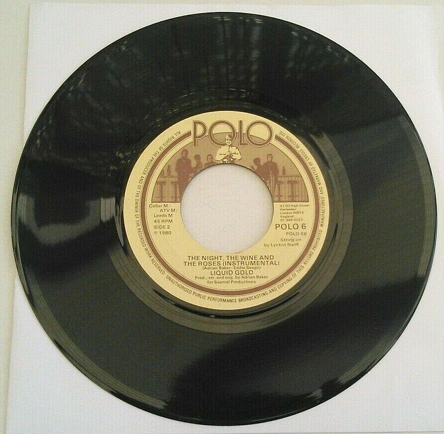 Liquid Gold - The Night, The Wine And The Roses (Polo,1980) 7" vinyl single VG/-