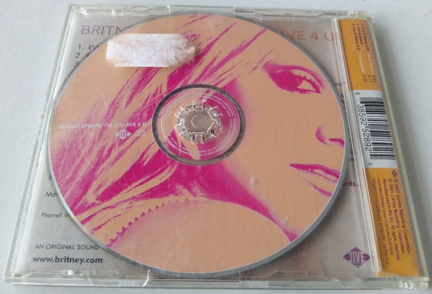 Britney Spears - I'm a Slave 4 U (2001) CD Single