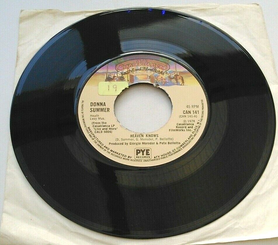 Donna Summer - Heaven Knows (Casablanca, 1979) 7" vinyl single VG/- jukebox