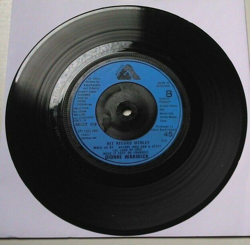 Dionne Warwick - Now We're Starting Over Again (1981) 7" vinyl single VG/-