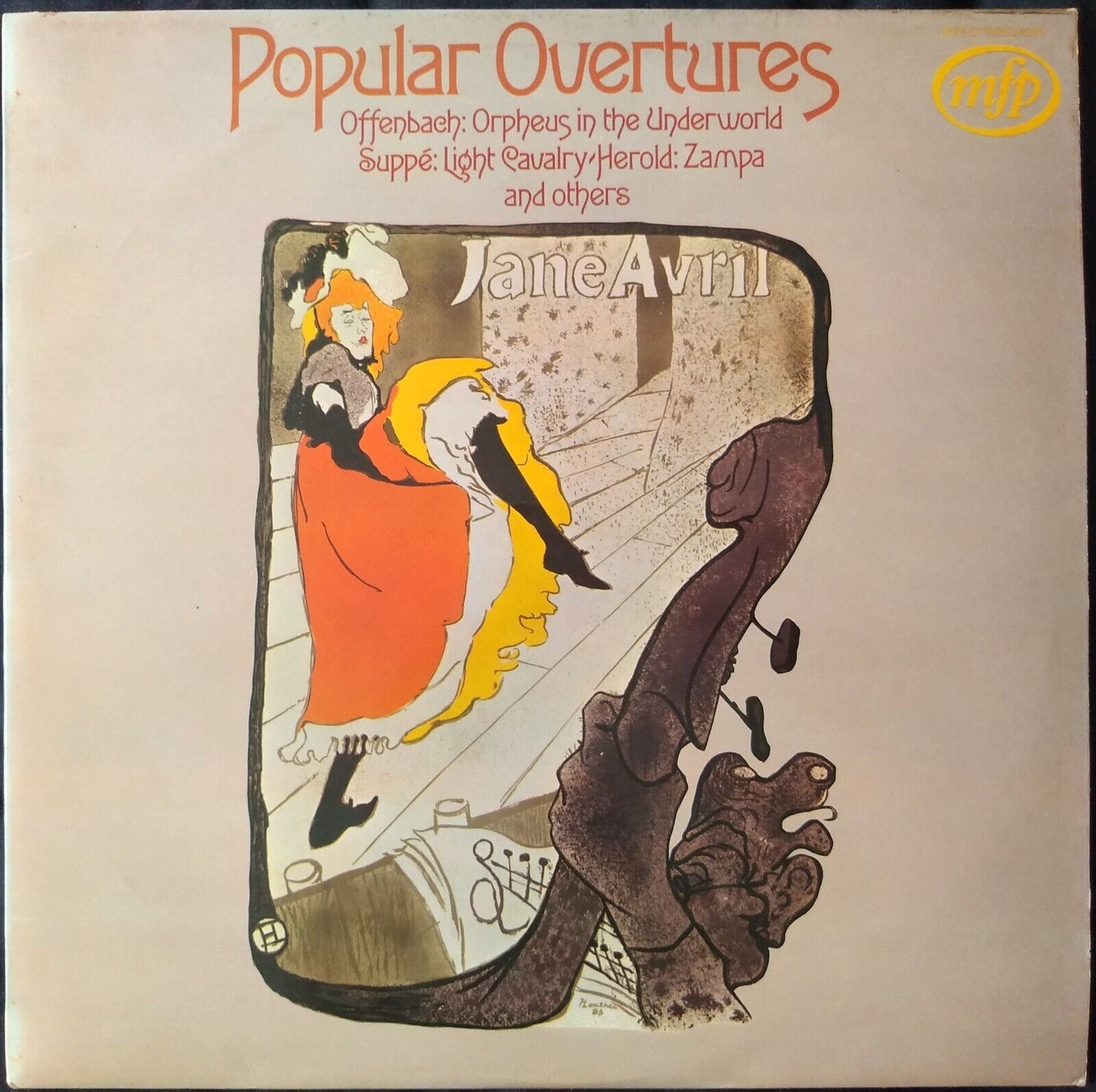 Various – Popular Overtures (EMI 1959) 12" vinyl LP VG/VG reissue