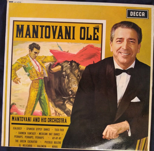 Mantovani - Mantovani Olé (Decca 1965) 12" vinyl LP VG/VG