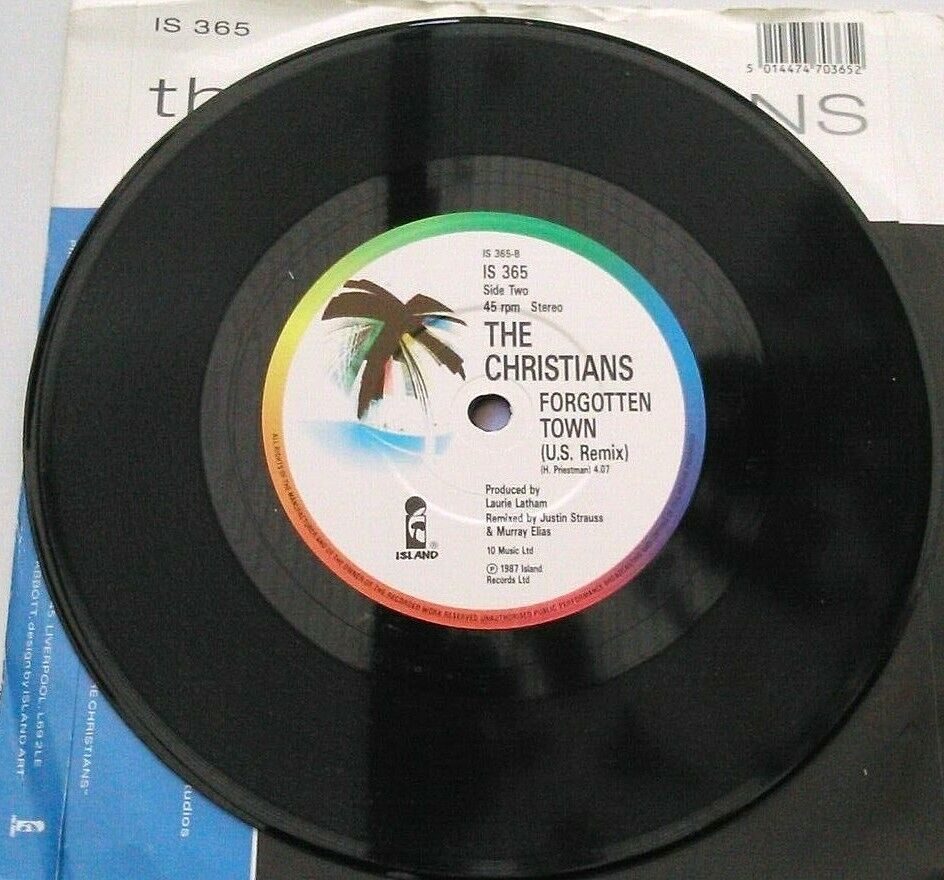 The Christians - Born Again (Remix) (Island, 1988) 7" vinyl P/S single VG/VG