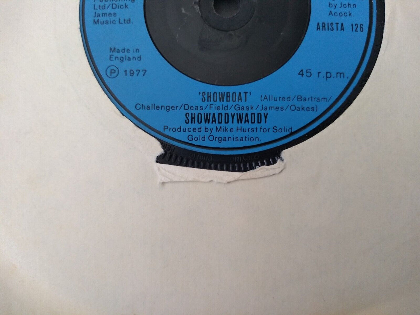 Showaddywaddy - You Got What It Takes (Arista 1977) 7" vinyl single VG/-