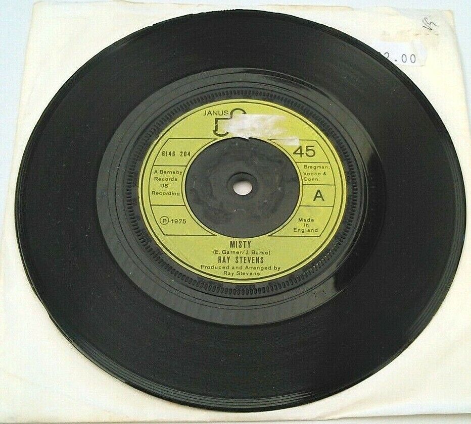 Ray Stevens – Misty (Janus, 1975) 7" vinyl single VG/-