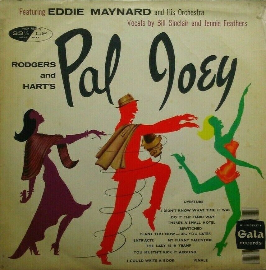 Eddie Maynard And His Orchestra – Pal Joey (Gala, 1958) 12" vinyl LP VG/VG