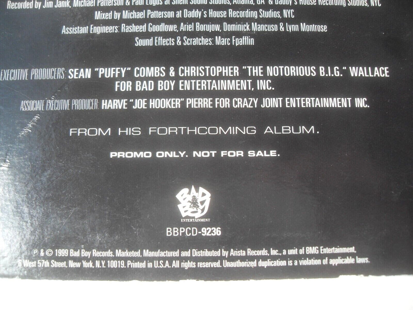 Puff Daddy Featuring Hurricane G. - P. E. 2000 (1999) CD single promo