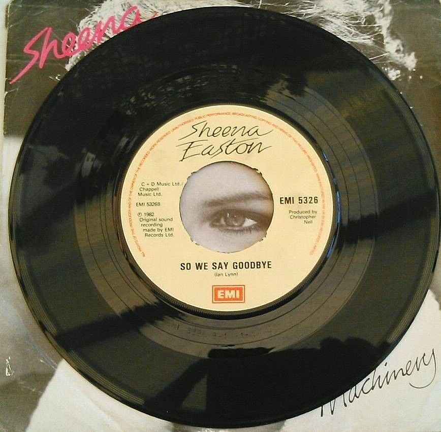 Sheena Easton - Machinery (EMI, 1982) 7" vinyl single P/S VG/G+ jukebox centre