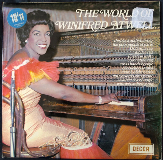 Winifred Atwell – The World Of Winifred Atwell (Decca 1969) 12" vinyl LP VG/VG