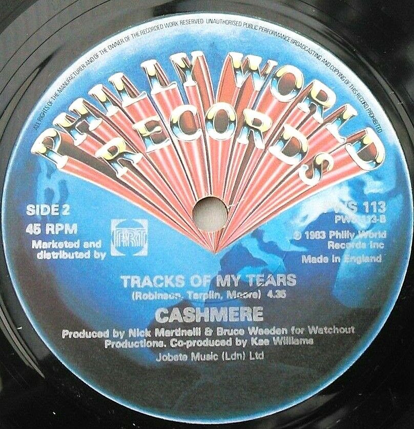 Cashmere - Try Your Lovin' (Philly World, 1983) 7" vinyl single VG/-